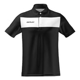 BREEZE POLO - UNISEX - BLACK & WHITE 9
